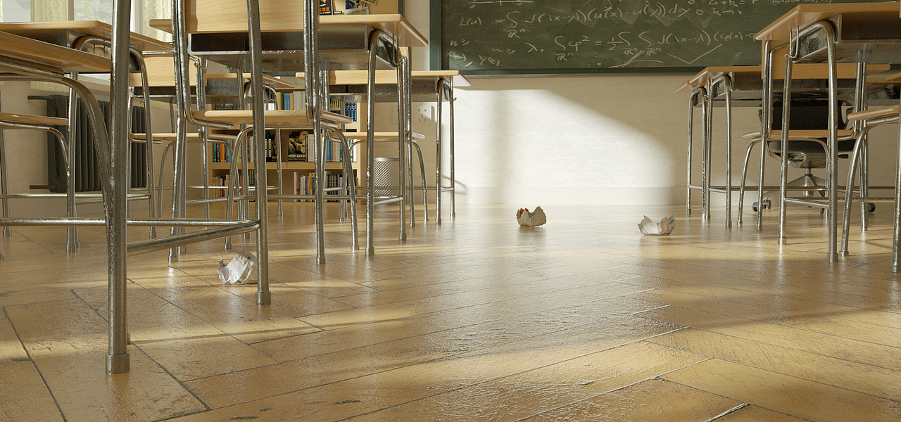 教室-渲染-后期（圖ZMjQ4NjExODI0） - 場景 - 站酷設計師阿凸不禿原創(chuàng)素材 - 站酷ZCOOL