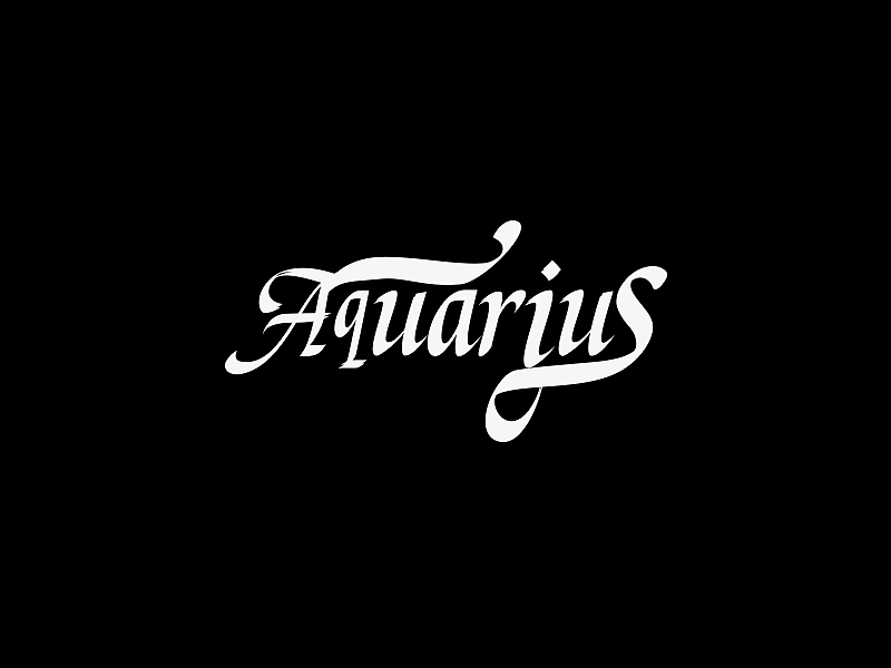 Aquarius水瓶座（图ZNDc5ODM5MTI=） - 字体/字形 - 站酷设计师Joker9原创素材 - 站酷ZCOOL