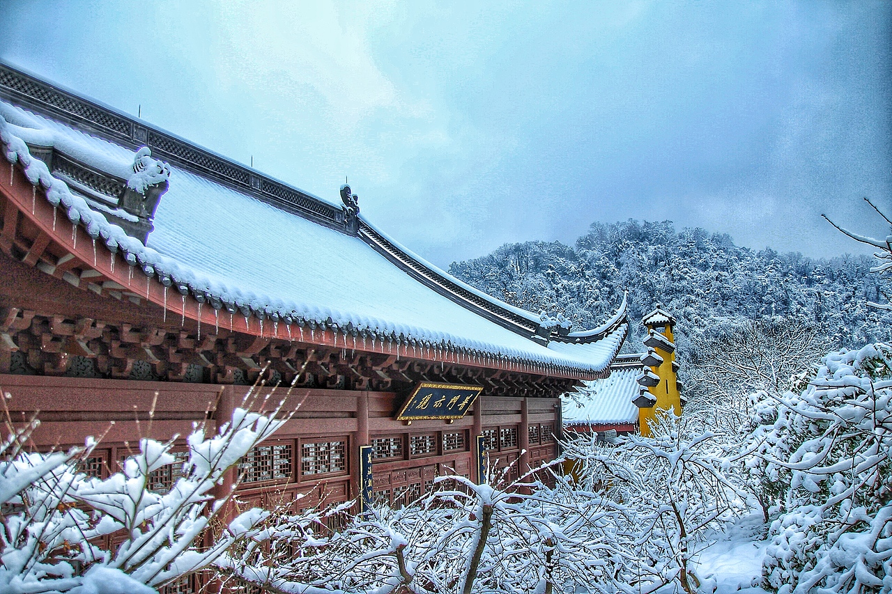 有一种雪境叫杭州的雪