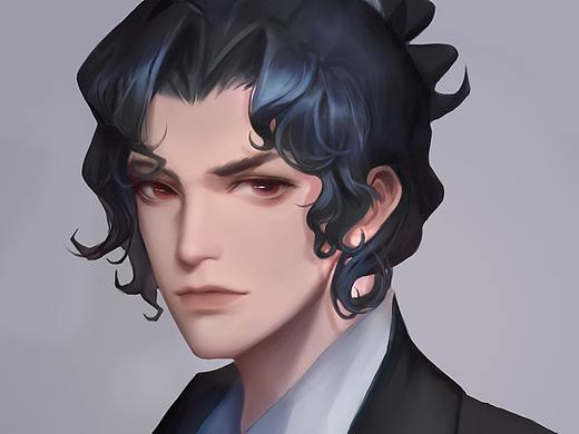 【匠人绘】基础班21春学生男性头像作业节选2