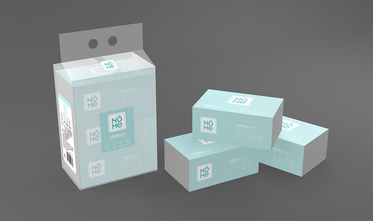 NoMe诺米纸巾包装设计（图ZMTQ3ODQ4Njgw） - 包装 - 站酷设计师广州仟艺品牌设计原创素材 - 站酷ZCOOL