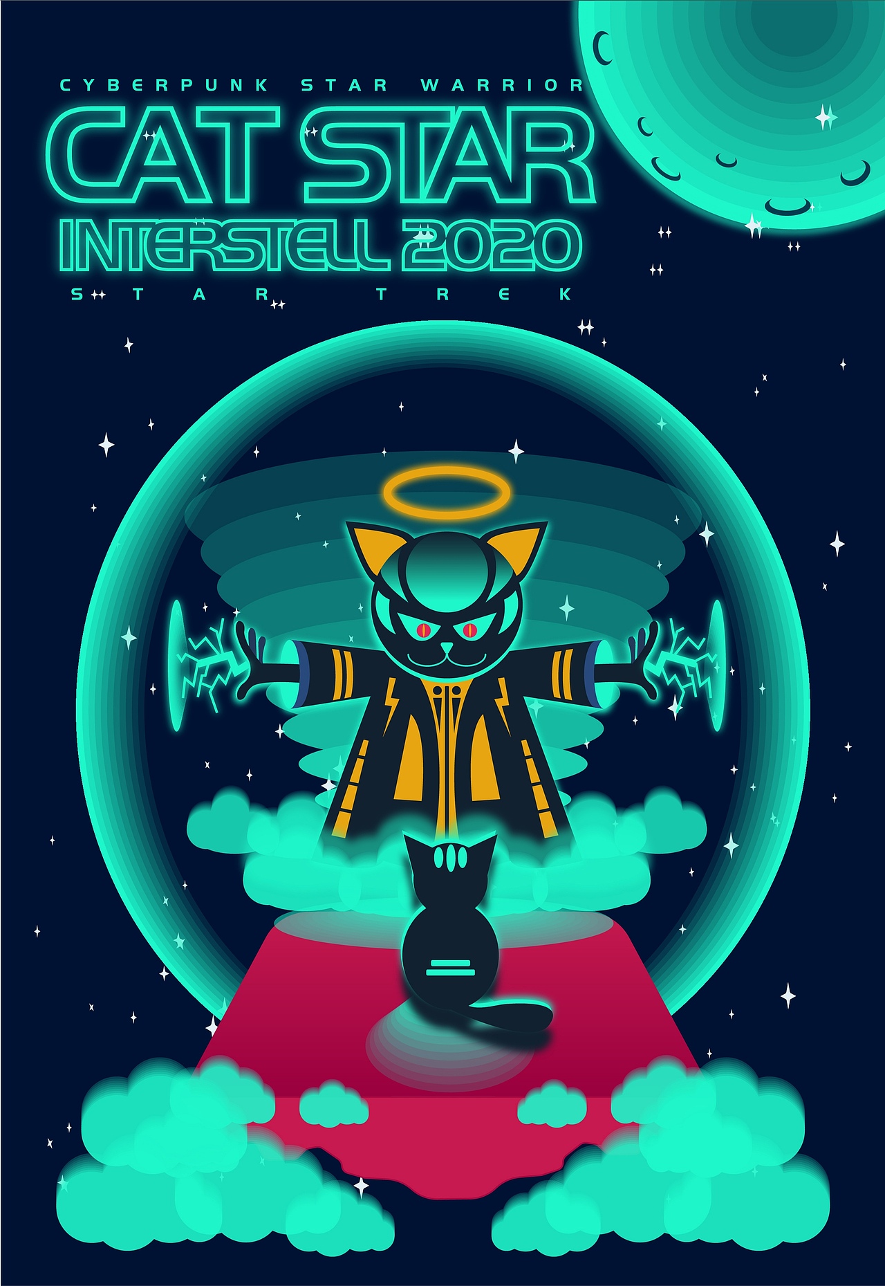 科幻风，猫星人汪星人（图ZMTkyMzUxMzQ0） - 商业插画 - 站酷设计师乘鲤原创素材 - 站酷ZCOOL