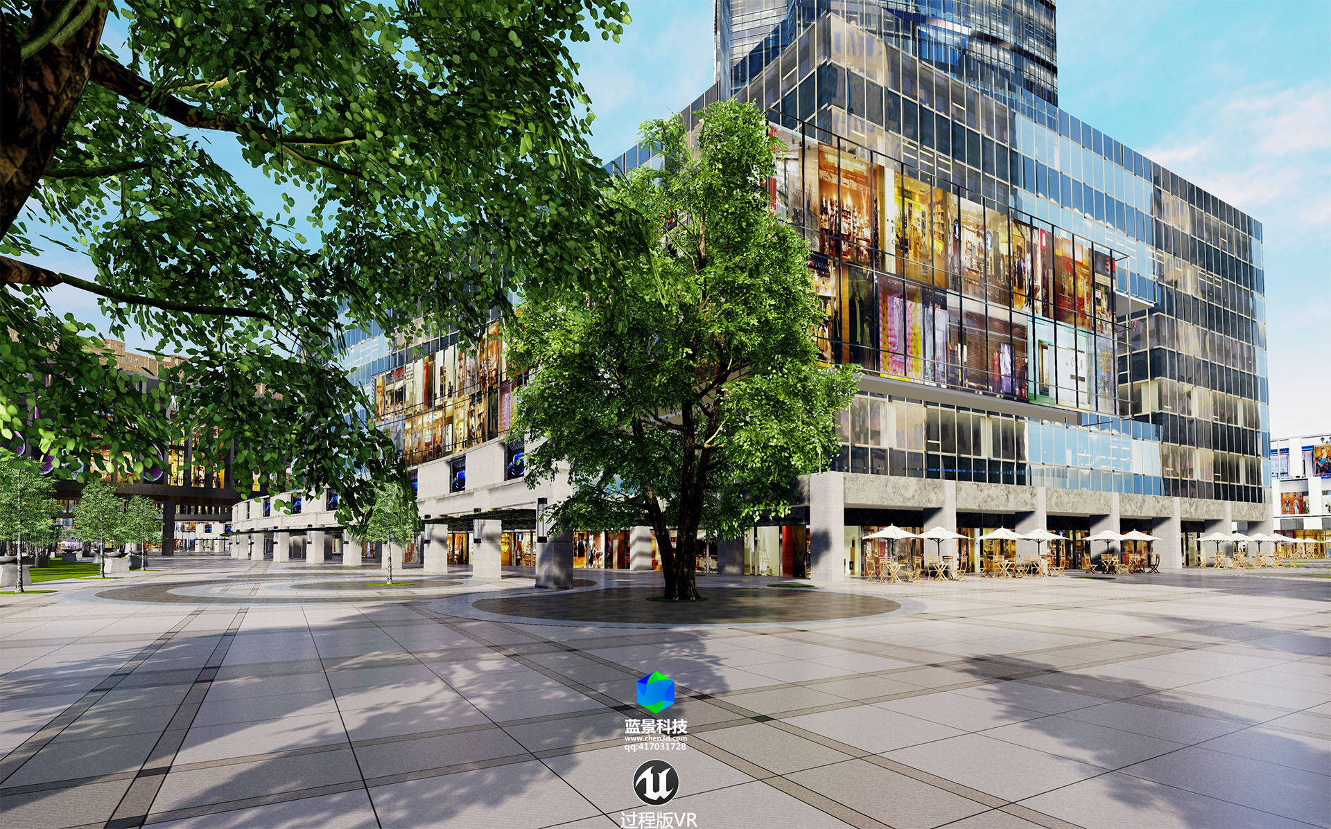 室外虚拟现实 vr 虚拟现实 ue4制作|三维|场景|蓝景科技元宇宙_原创
