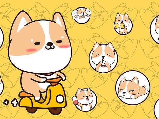 卡通柯基表情包《一只特立独行的基（第二弹）》