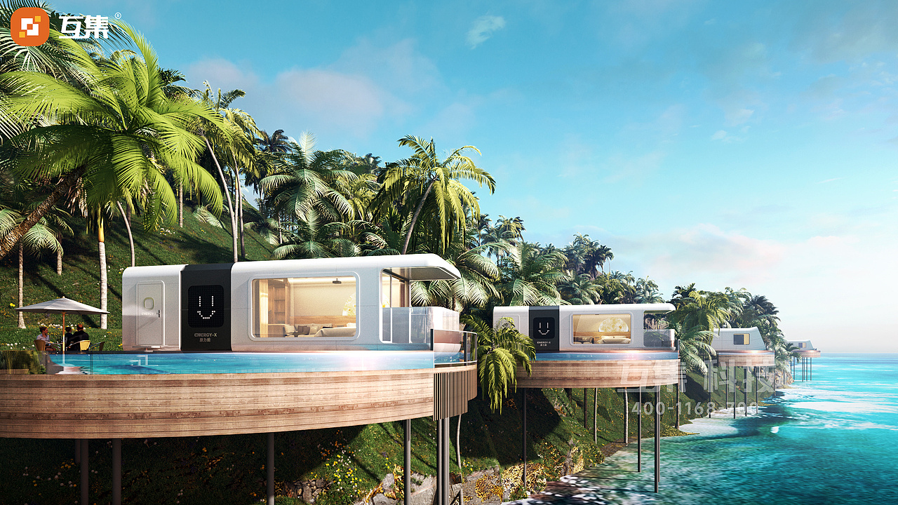 互集太空舱丨定制化打造文旅场景,山地、湖边、沙滩…