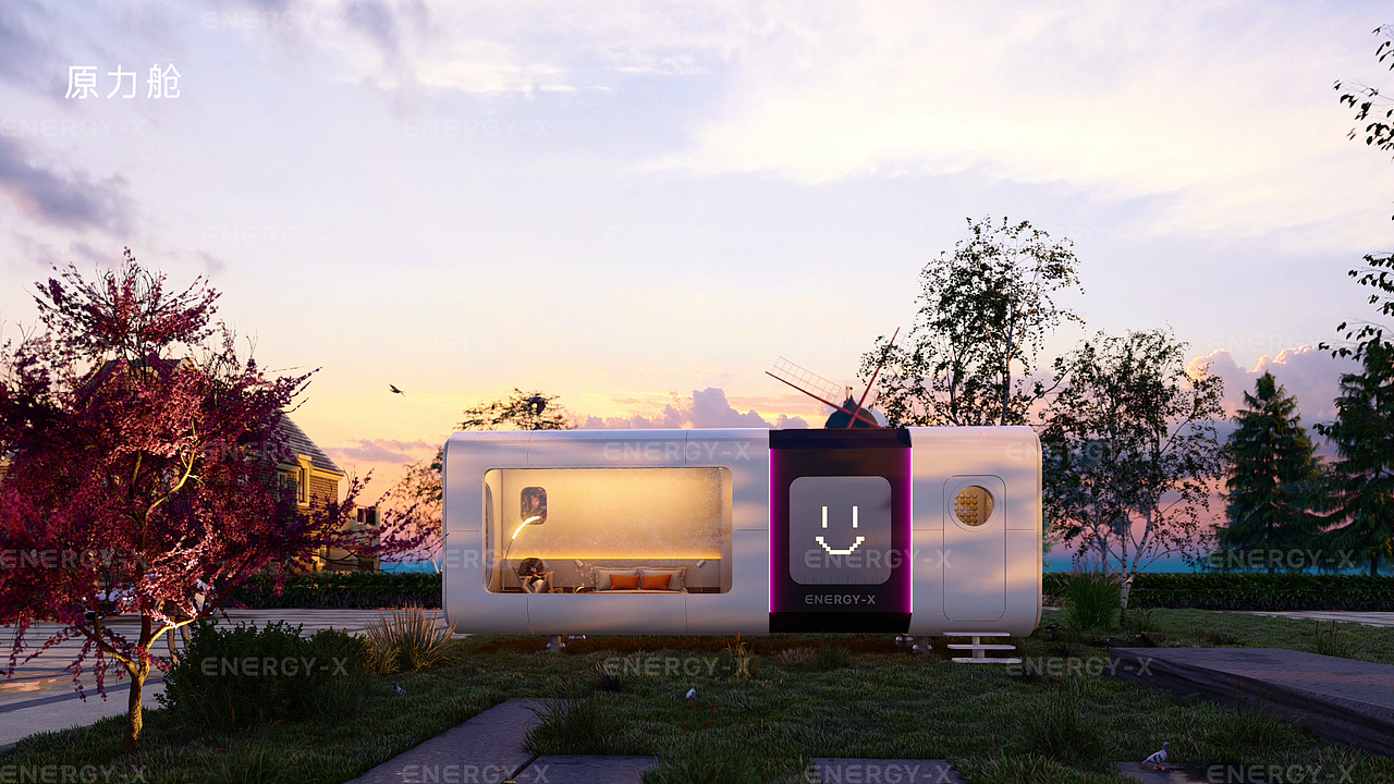 高颜值全地形的太空舱民舱——原力舱助力乡村振兴！（图ZMjk0NTMyMzMy） - 场景 - 站酷设计师原力舱原创素材 - 站酷ZCOOL
