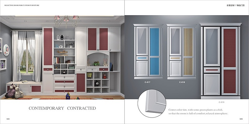 南京轻奢新中式家具图册设计印刷 板式衣柜画册制作