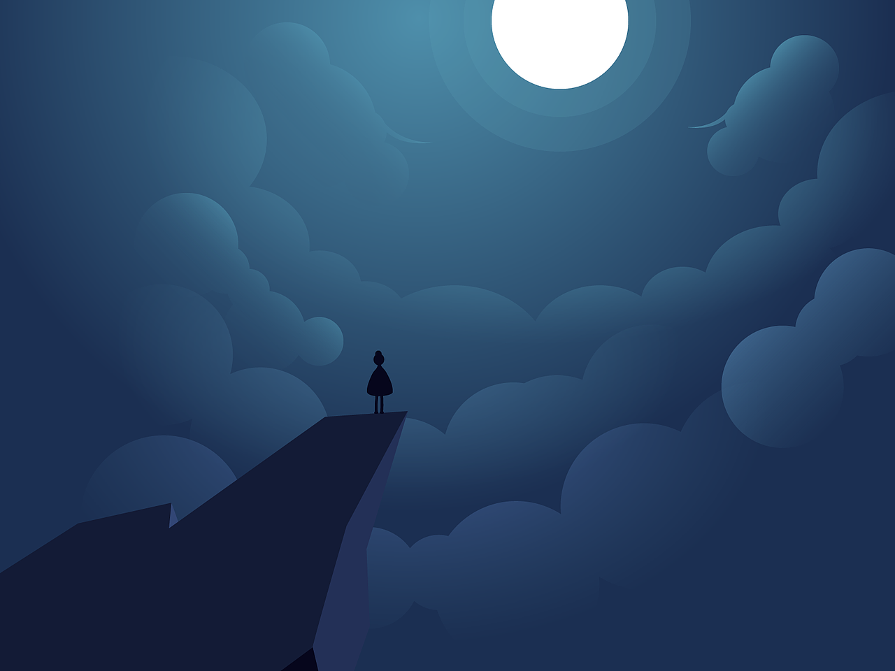 我走过山时,山不说话