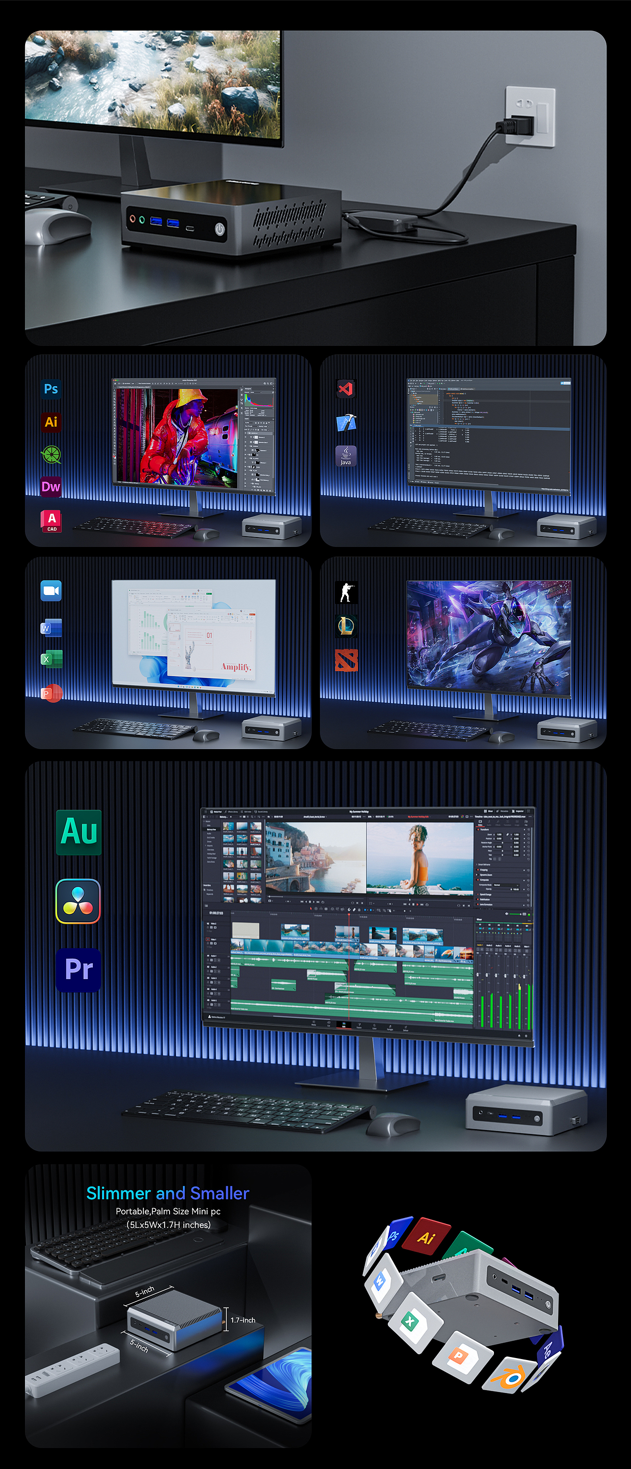 Mini PC 作品分享（四）（图ZMzY5NTg2MjE2） - 电商 - 站酷设计师颠颠鳄渔原创素材 - 站酷ZCOOL