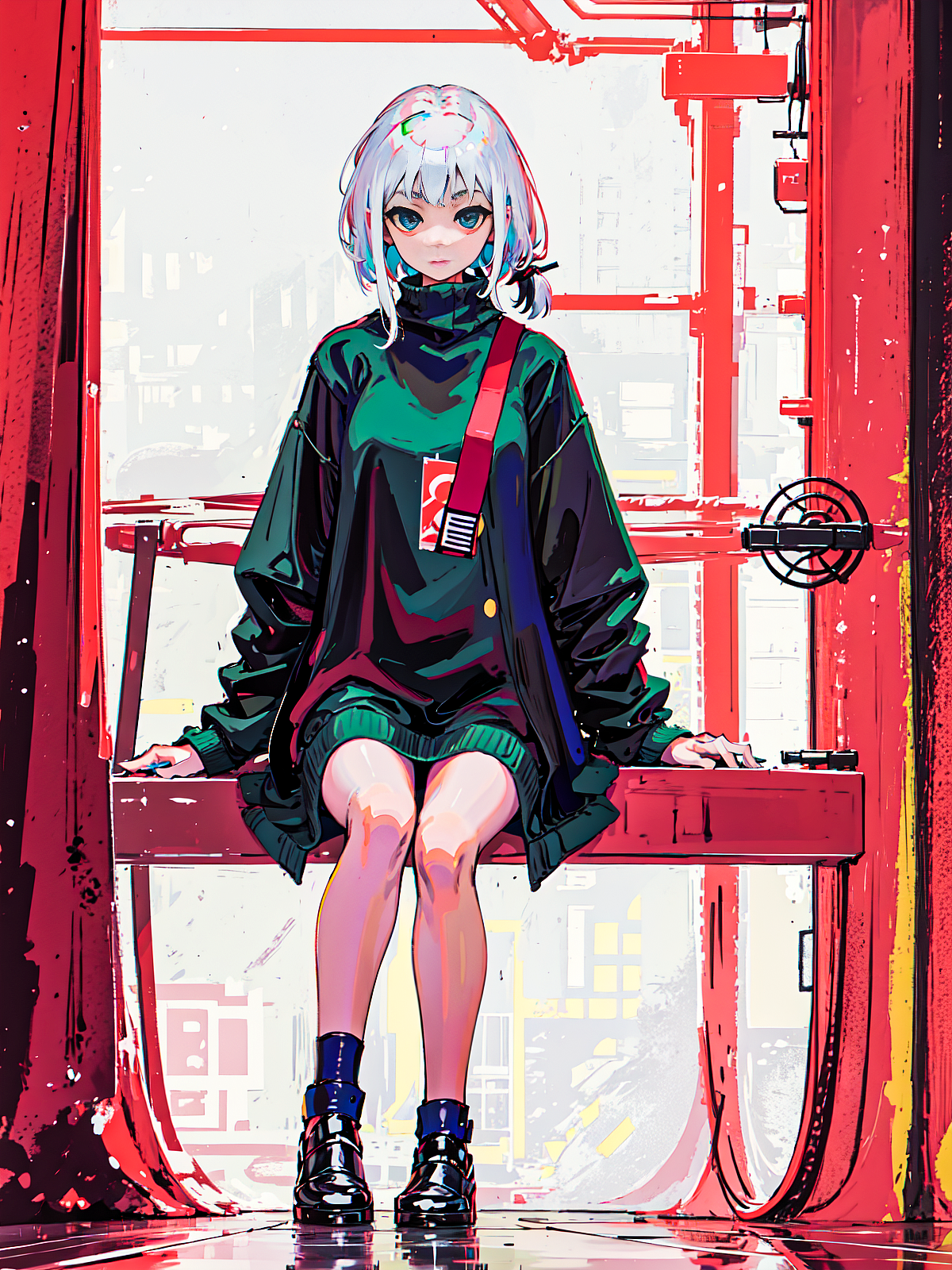 AI造物|日系插画（图ZMzM2MzQ3MjI4） - AI作品 - 站酷设计师野渡由里品牌设计原创素材 - 站酷ZCOOL