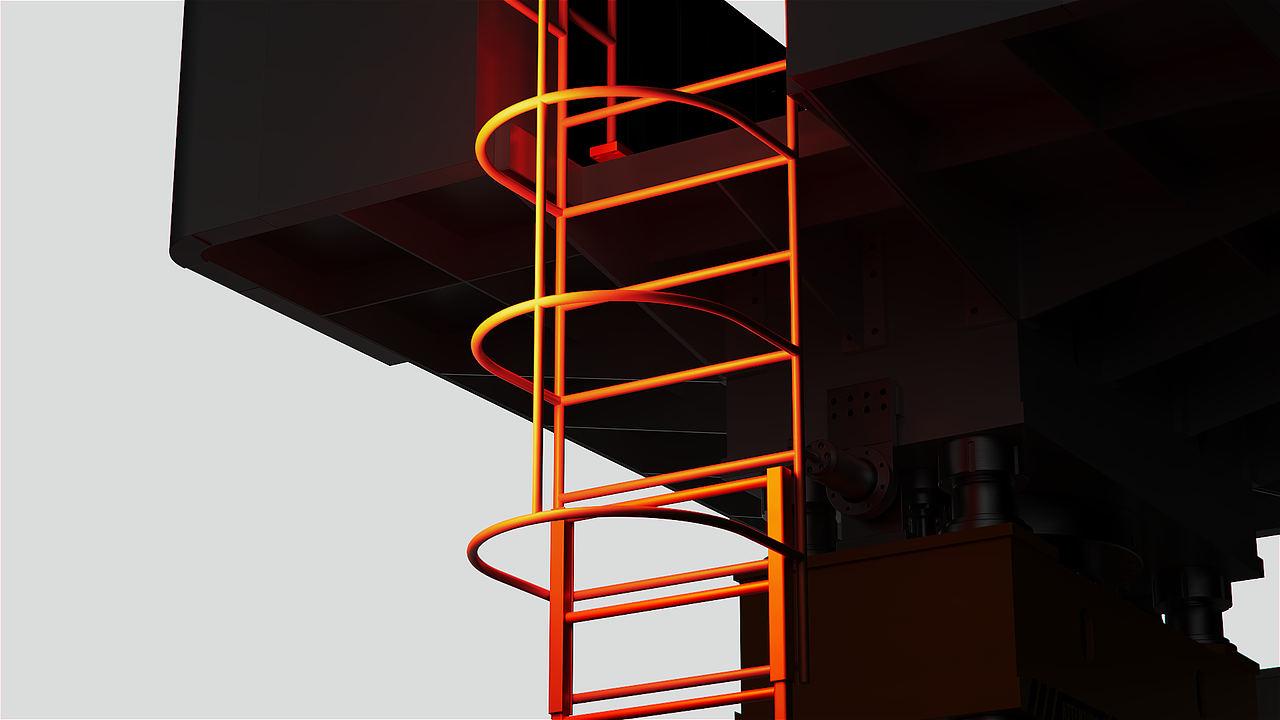 【LIDO】压力机渲染