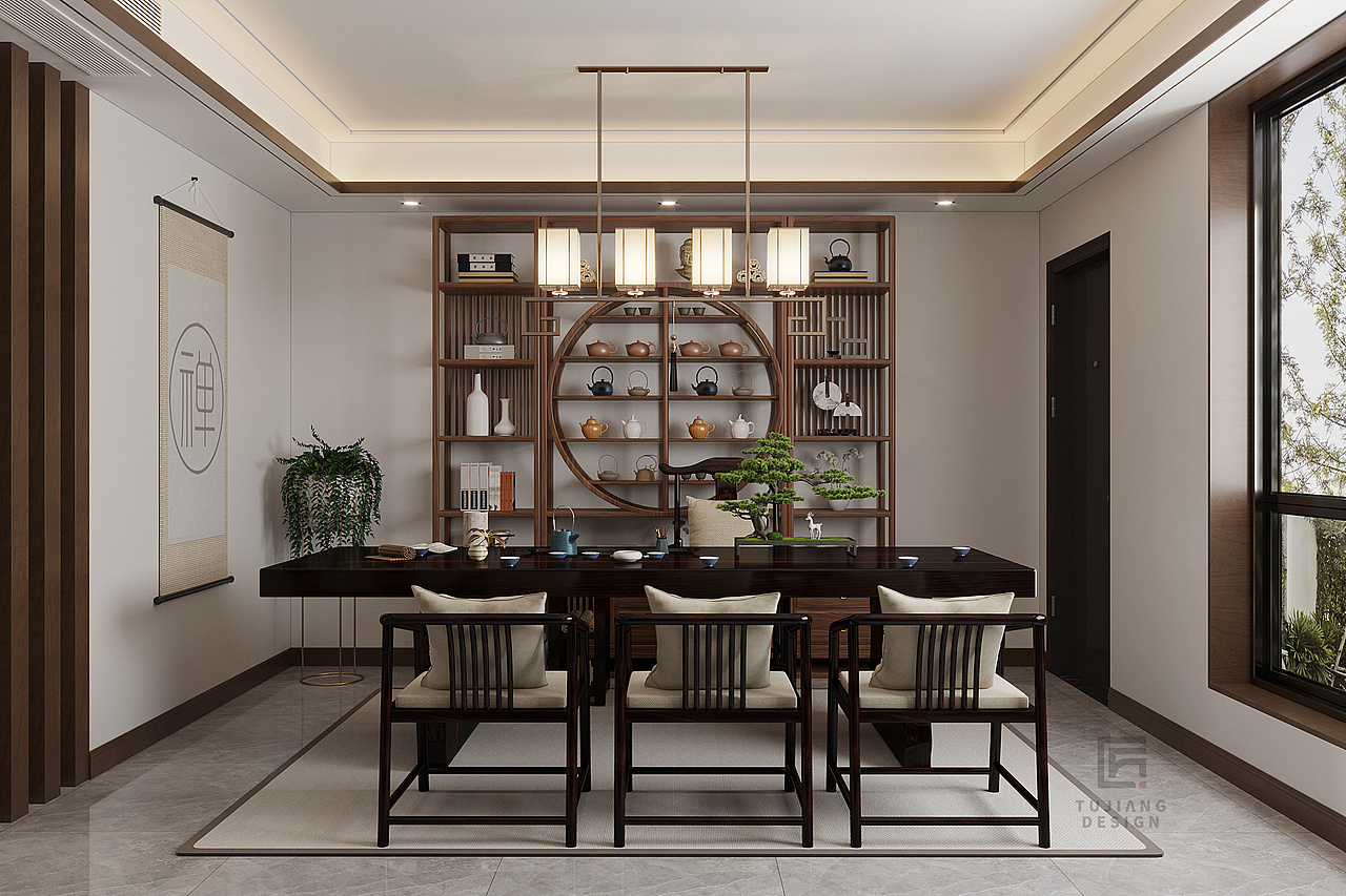 新中式设计，为家注入中国古典清雅气韵