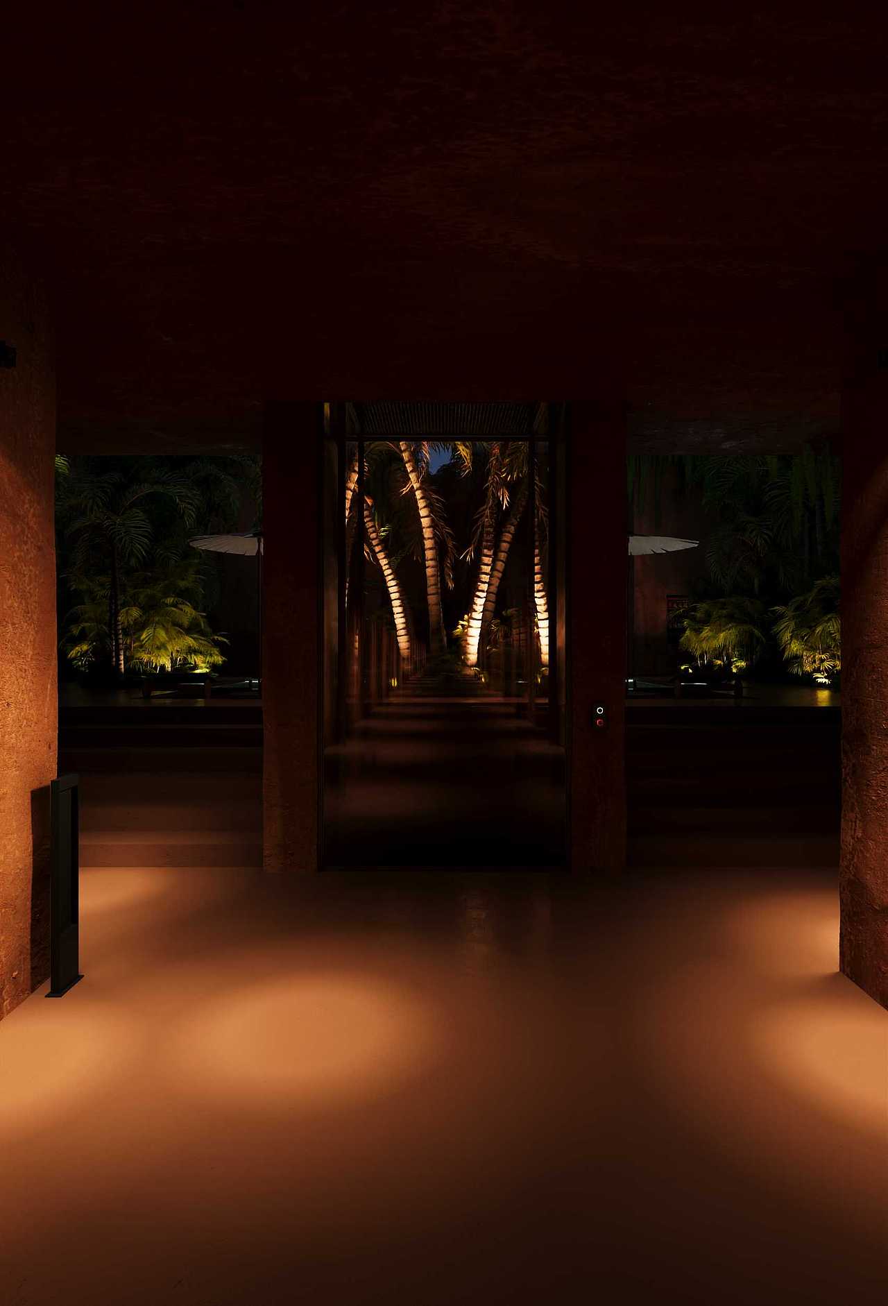 藏身在雨林的餐廳