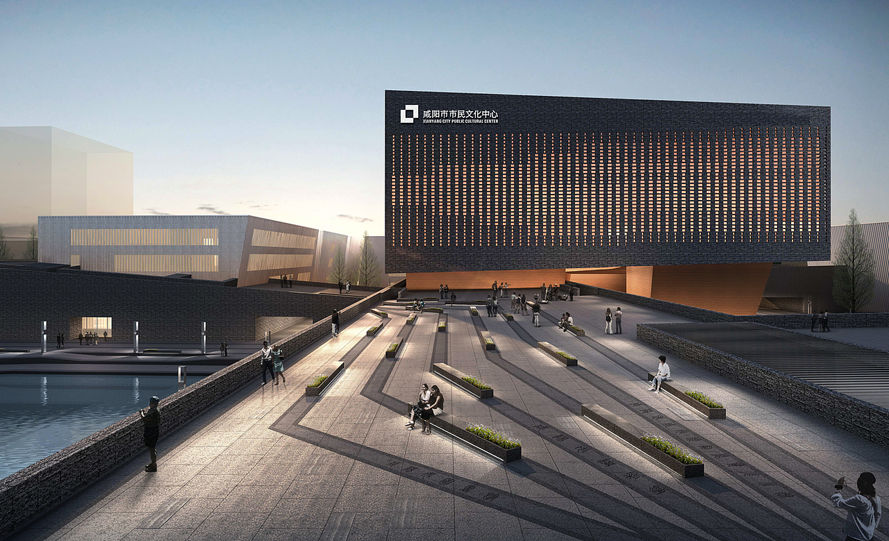 咸阳市市民文化中心视觉形象设计