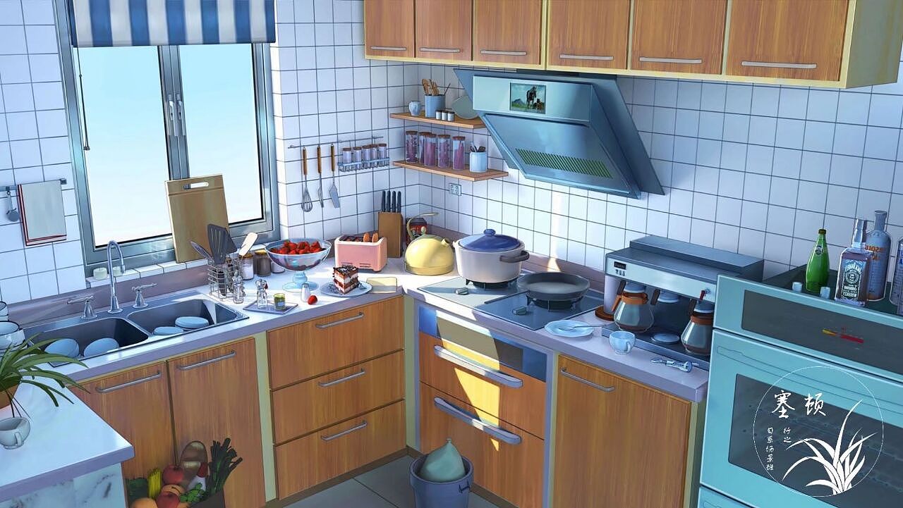 五期场景班学生作业（集合三）（图ZMjc3ODAyMzg0） - 商业插画 - 站酷设计师行之LV原创素材 - 站酷ZCOOL