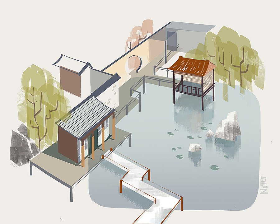 几张动画电影先期概念插画（风格一）（图ZNTI2NDU3MDQ=） - 概念设定 - 站酷设计师电Z_原创素材 - 站酷ZCOOL