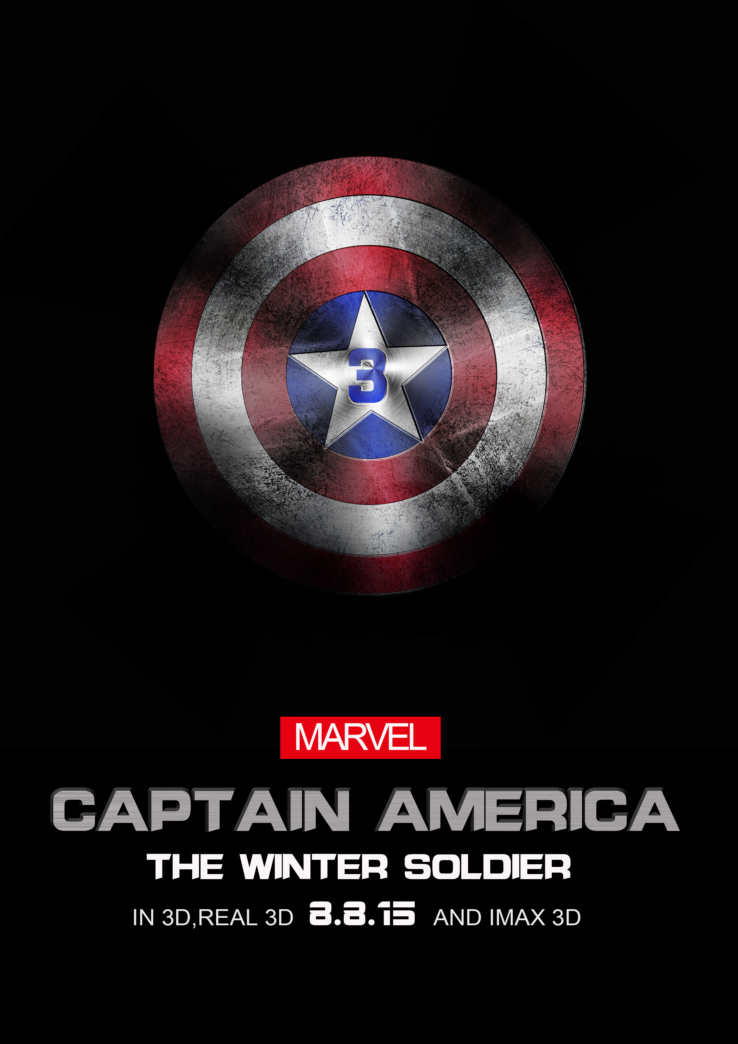 美国队长盾牌|平面|海报|王露 - 原创作品 - 站酷 (zcool)