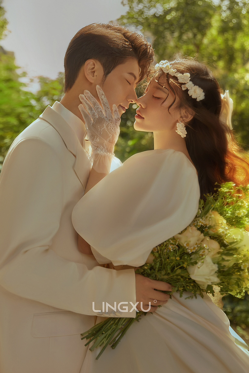 法式复古 婚样修图