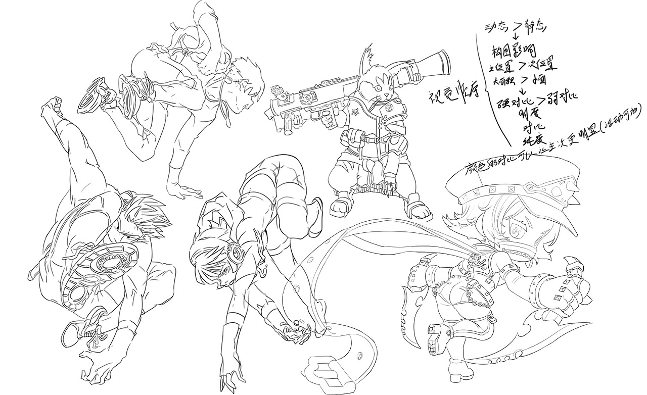 线条的练习与上色（图ZMTgwODAzNjIw） - 创作习作 - 站酷设计师如鹿渴慕泉水原创素材 - 站酷ZCOOL