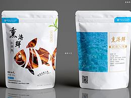 熏海鲜-小零食包装设计