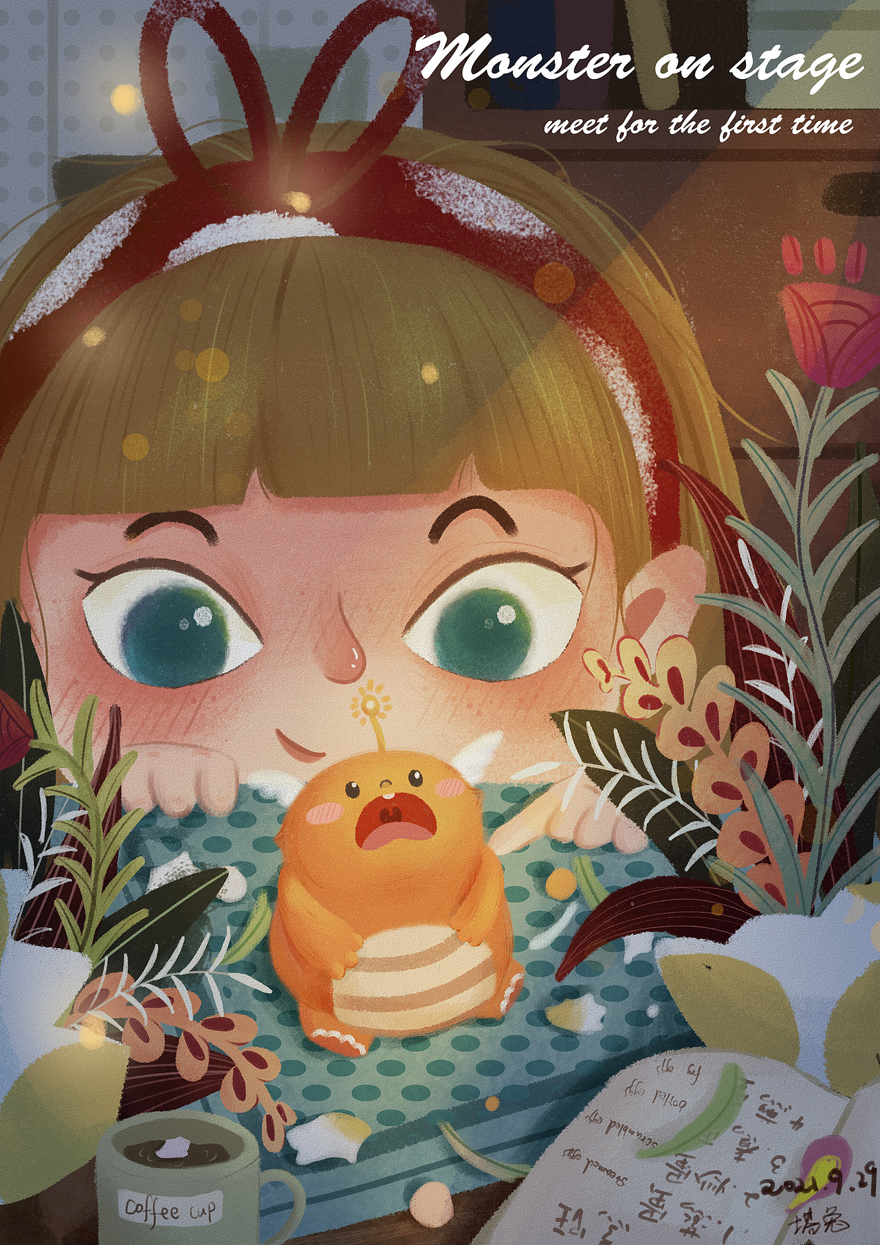 小怪兽系列插画（图ZMjcyNjcxODAw） - 儿童插画 - 站酷设计师塔兔儿原创素材 - 站酷ZCOOL