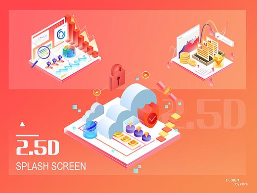2.5D启动页（金融APP）