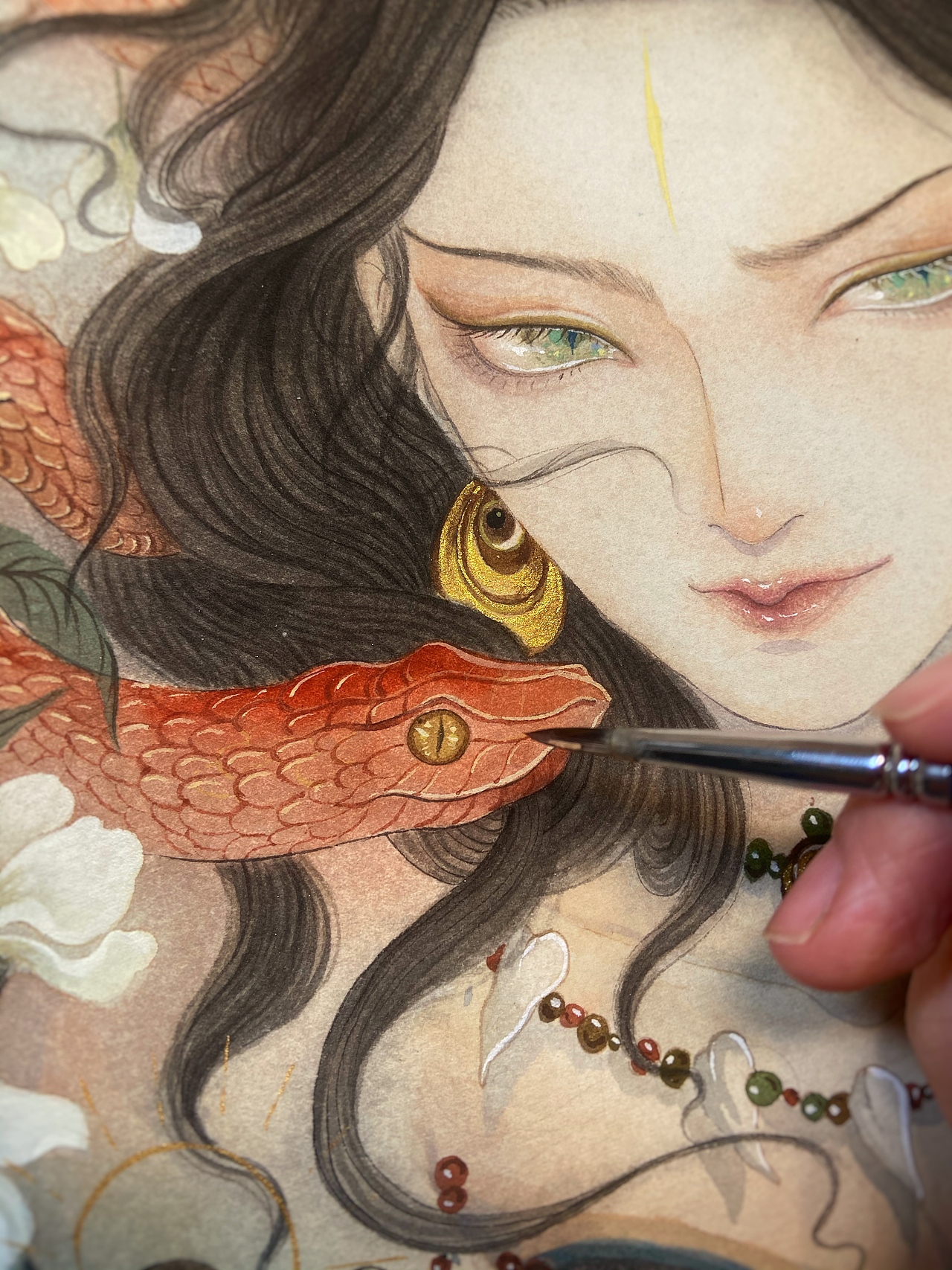 雨师妾手绘插画