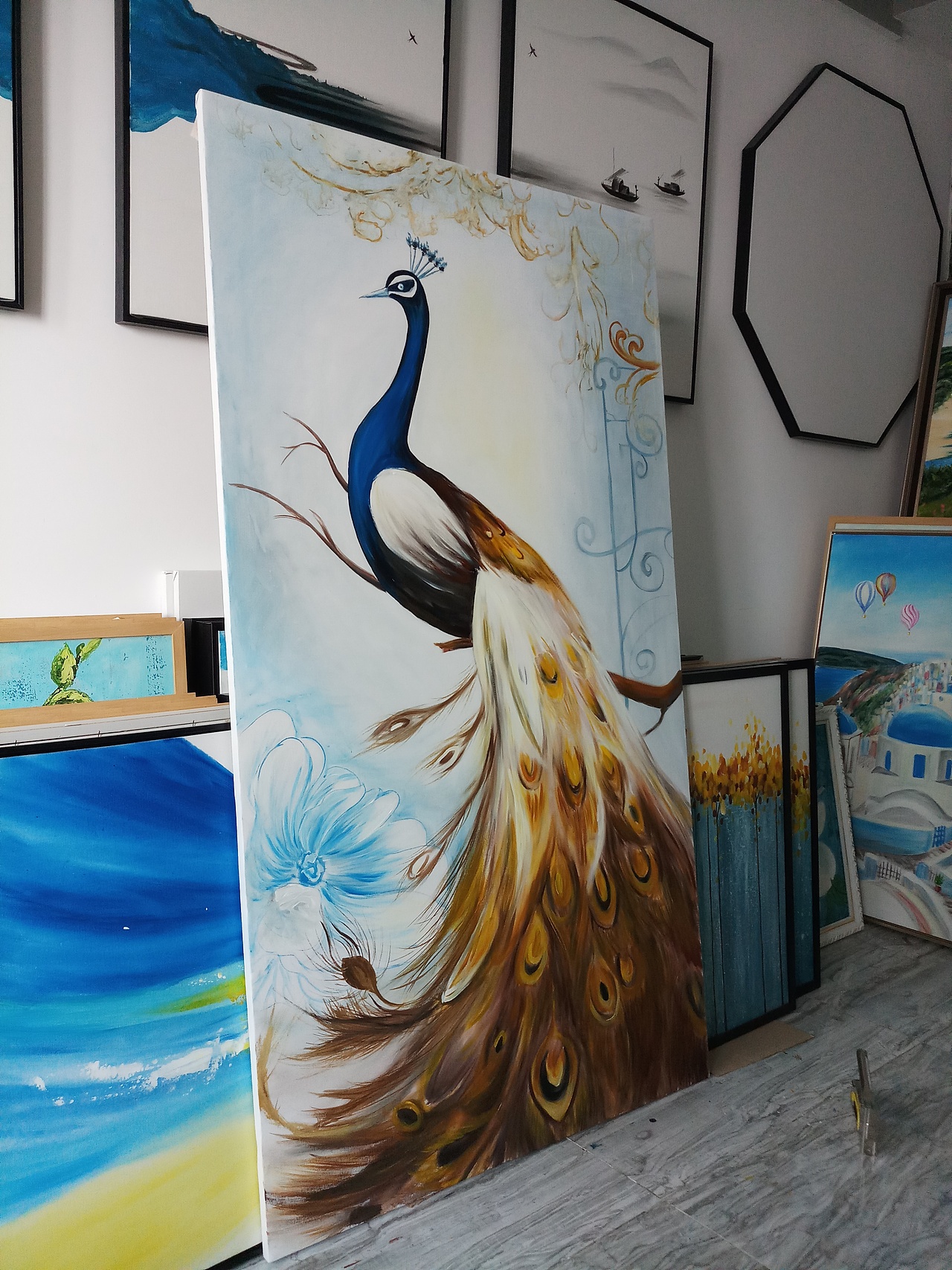 荆门时间画廊  荆门装饰画厂家  装饰画批发 手绘油画