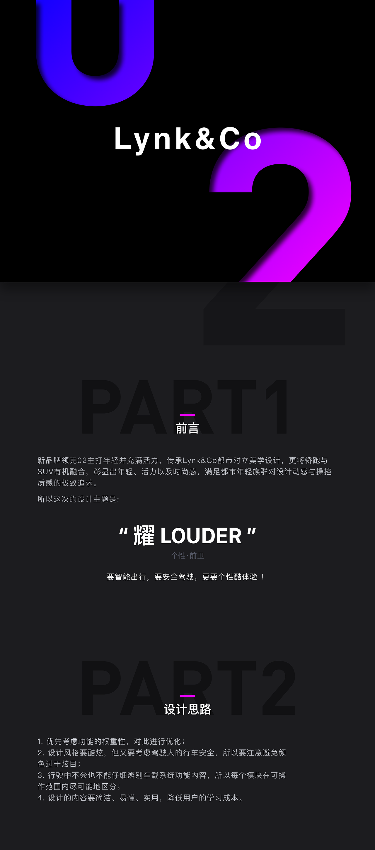 领克02车机主题作品（图ZMjAxOTA2Njk2） - 软件界面 - 站酷设计师西冷印客原创素材 - 站酷ZCOOL