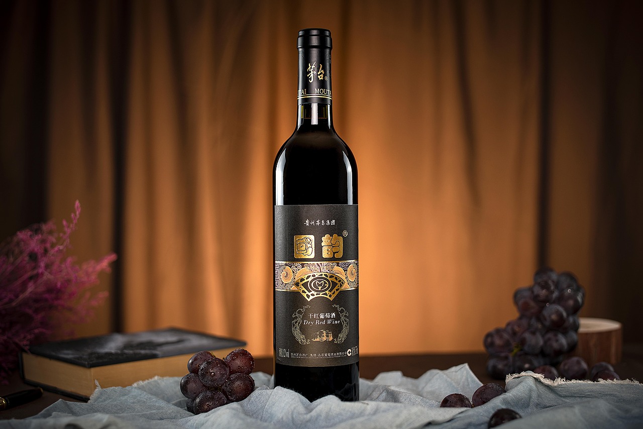 贵州茅台集团国韵干红葡萄酒拍摄