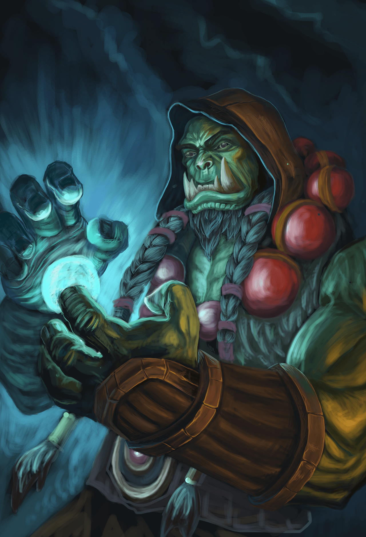 《魔兽》手绘作品|插画|游戏原画|mandala0208 - 原创作品 - 站酷