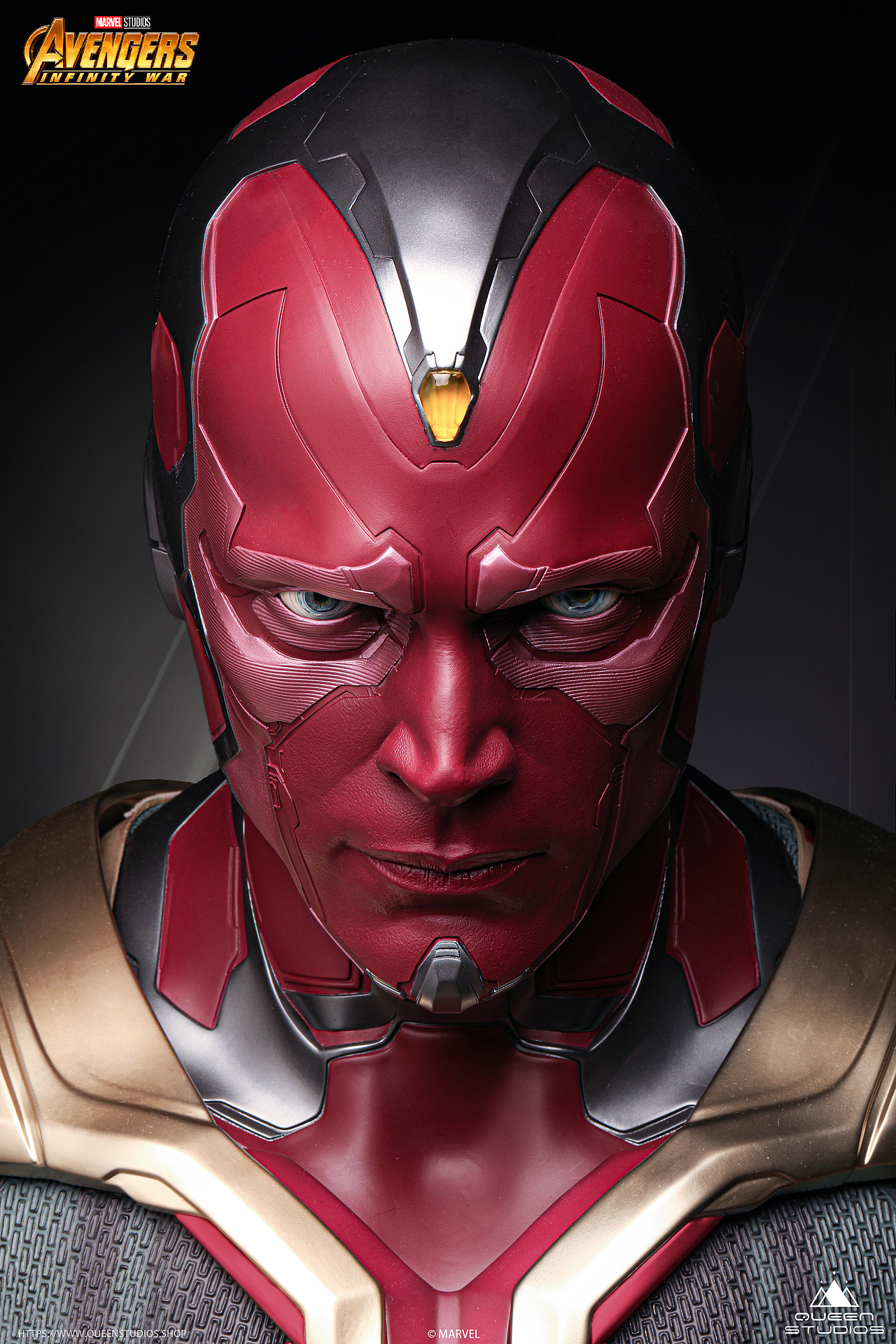 queen studios 幻视1:1胸像官图展示