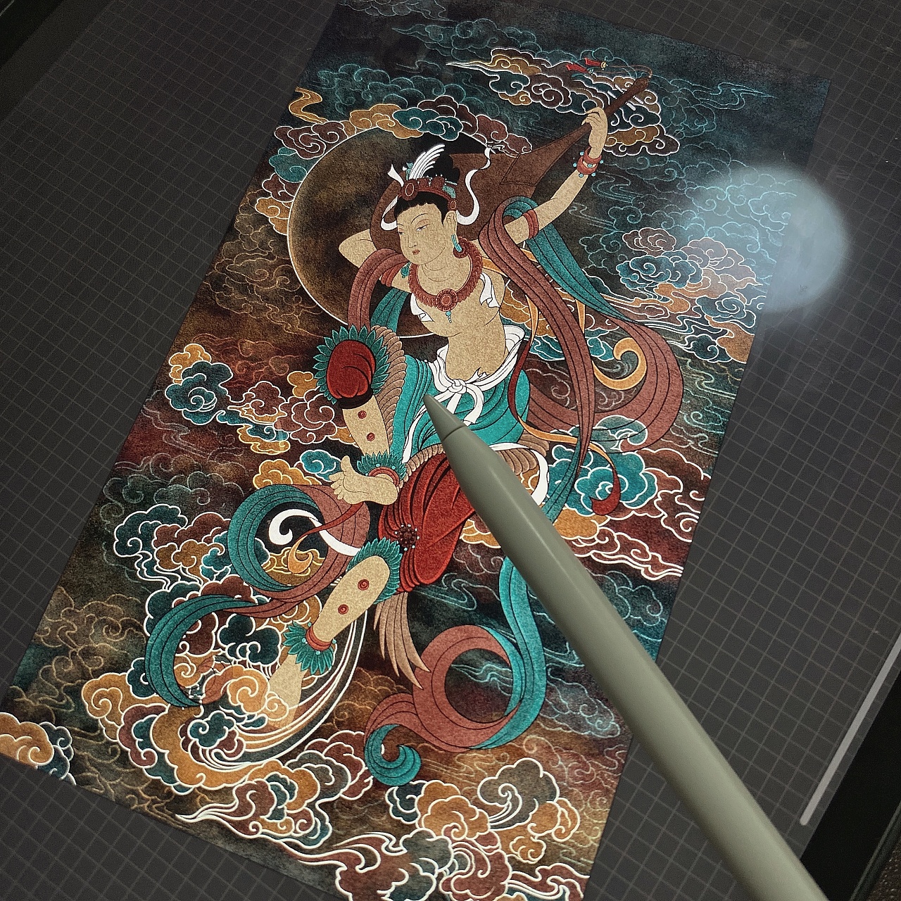 唐 陶彩绘弹琵琶女俑 美国大都会艺术博物馆… - 堆糖，美图壁纸兴趣社区