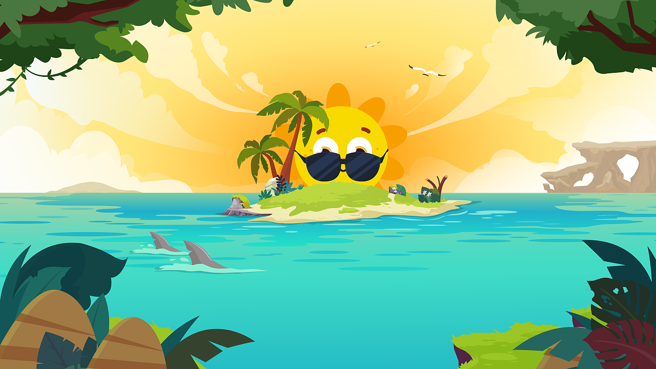 户外场景插画（图ZMjE2MjcyMjQw） - 商业插画 - 站酷设计师椰耶也烨原创素材 - 站酷ZCOOL