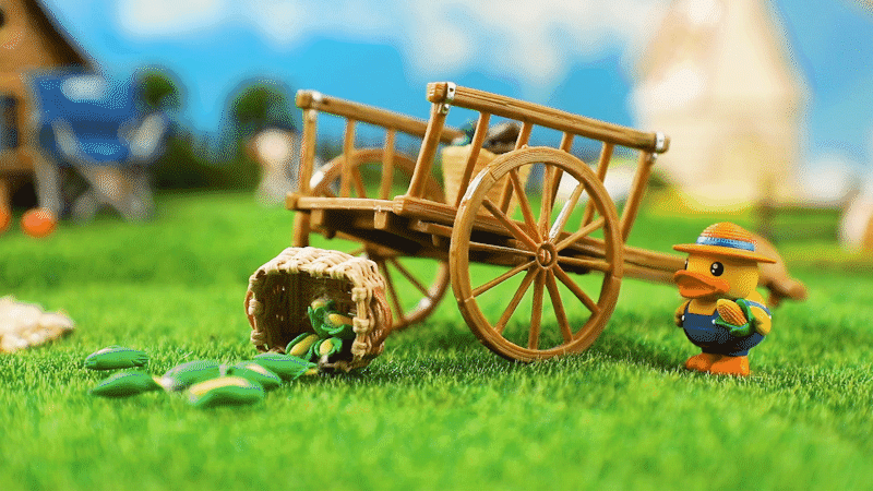 《快乐牧场》小黄鸭潮玩盲盒——玛琪可✖萌奇