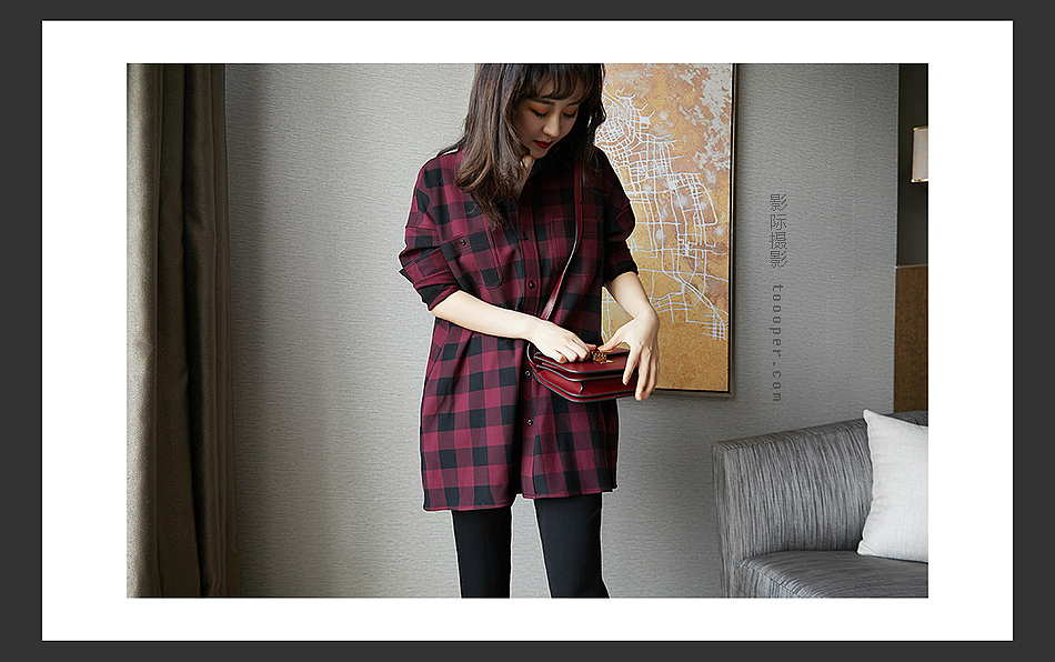 影际女装衬衫拍摄