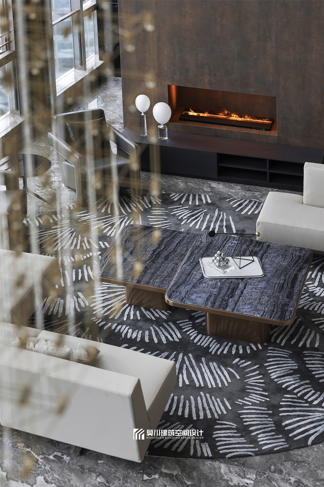 583㎡复式,灯光萦绕大气奢华,可观海景可赏夜景