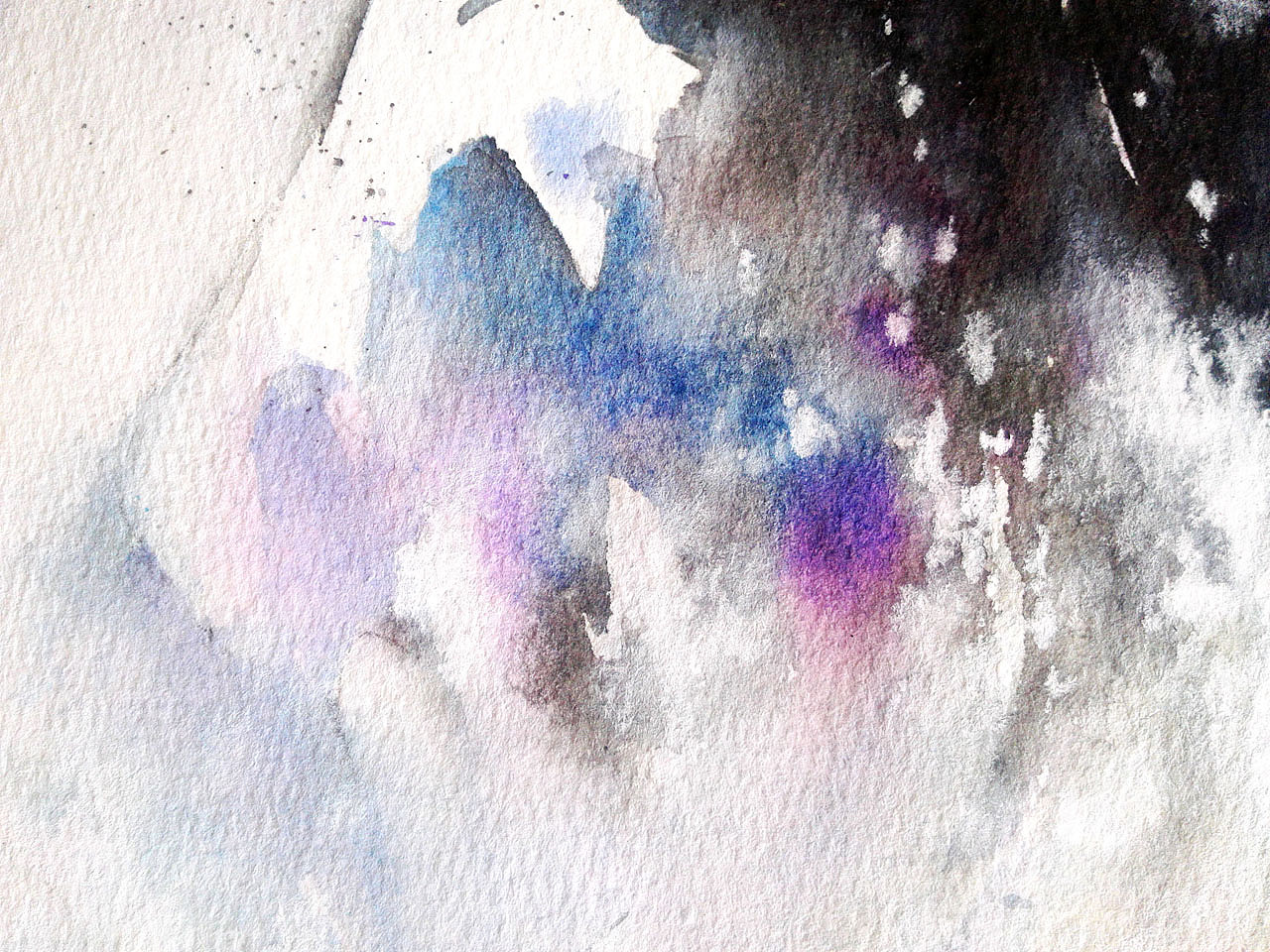 【一行写意水彩画】黑颈鹤——云在青天水在瓶（图ZMTQ1ODk2MjIw） - 绘画 - 站酷设计师一行EXE原创素材 - 站酷ZCOOL