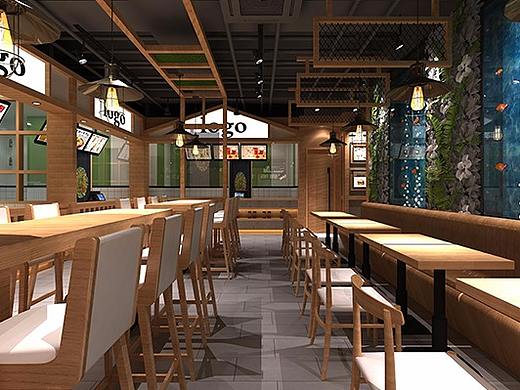 亦博装饰水吧篇｜厨匠西溪银泰城   效果图