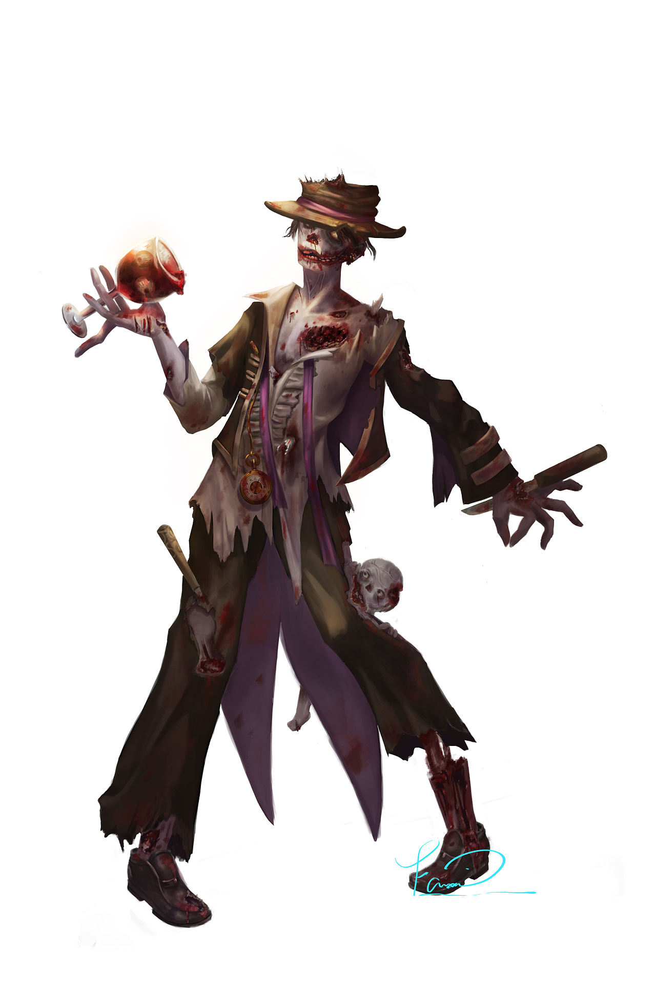 原画-丧尸 调酒师
