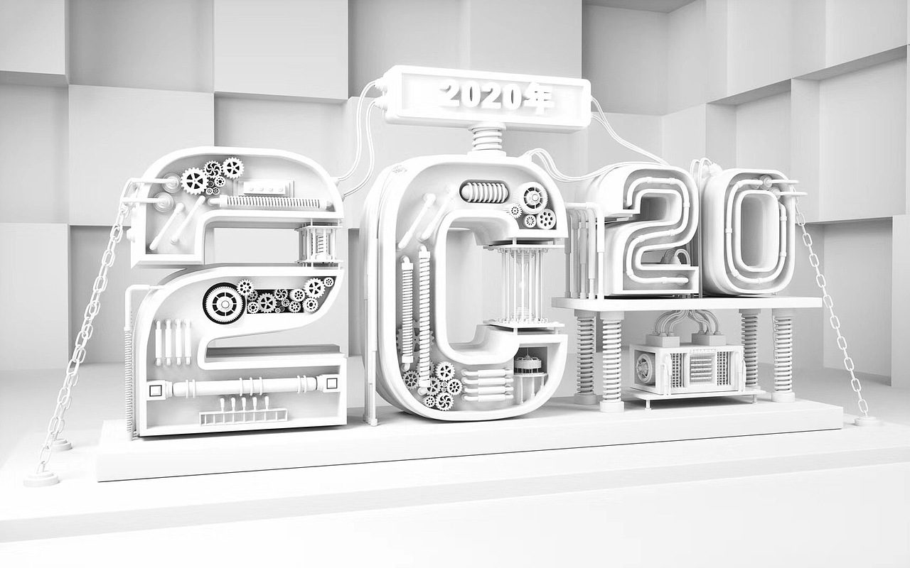 C4D机械2020建模oc渲染