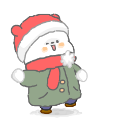 懒熊熊与兔蛮蛮冬天主题表情包