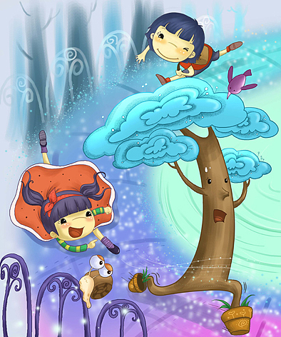 糖果姐妹淘系列（图ZMTE0NDc5MDQ=） - 儿童插画 - 站酷设计师kangny521原创素材 - 站酷ZCOOL