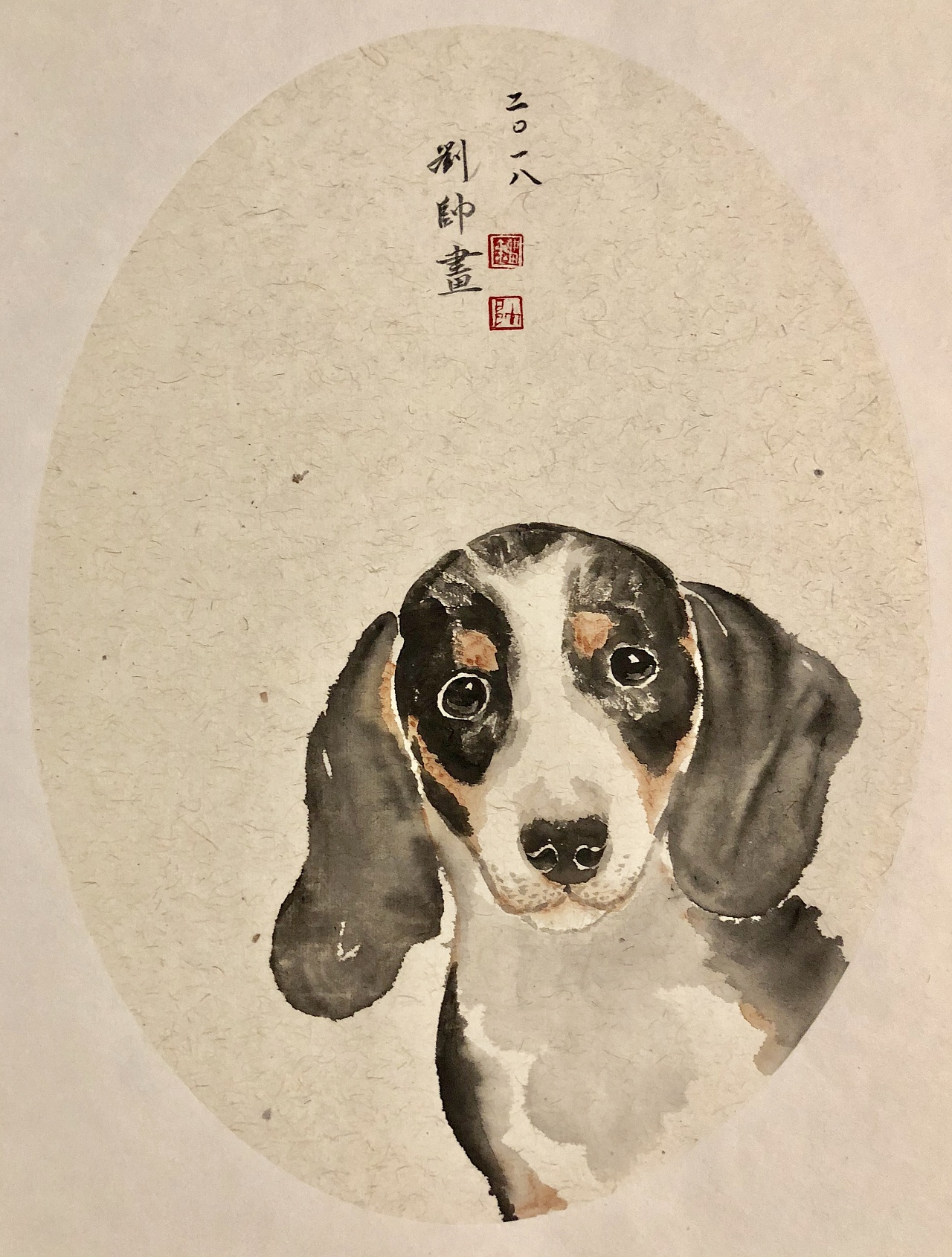 狗年画狗狗|纯艺术|国画|joy岸芷汀兰 - 原创作品 - 站酷 (zcool)