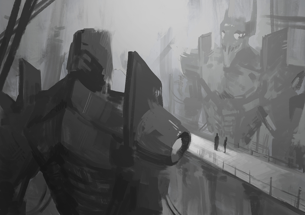 灰色調(diào)練習(xí)（圖ZODA5MTg5MzY=） - 游戲原畫(huà) - 站酷設(shè)計(jì)師iDnoa原創(chuàng)素材 - 站酷ZCOOL