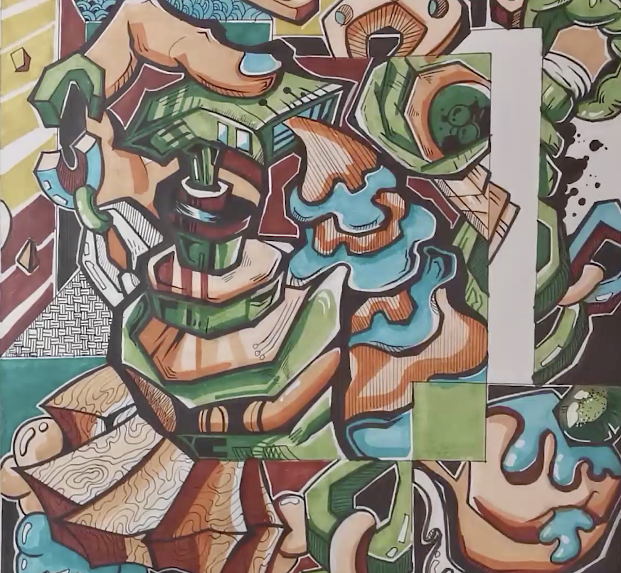 居家防护#装饰画#鲁讯美术学院装饰画#考研设计