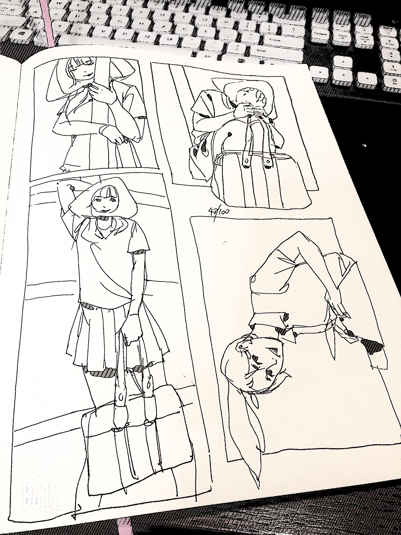 近期速写（图ZMTQ1NDQzNTE2） - 其他 - 站酷设计师加糖薄荷糖原创素材 - 站酷ZCOOL