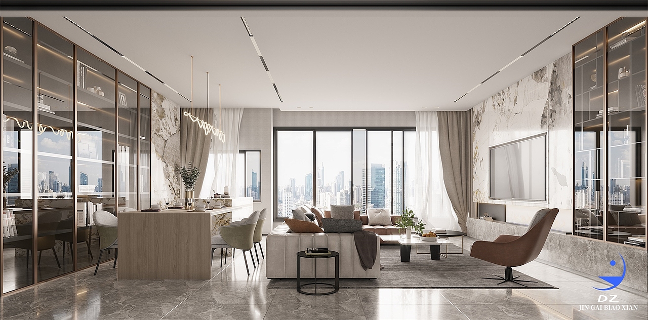 客餐厅效果图表现合集