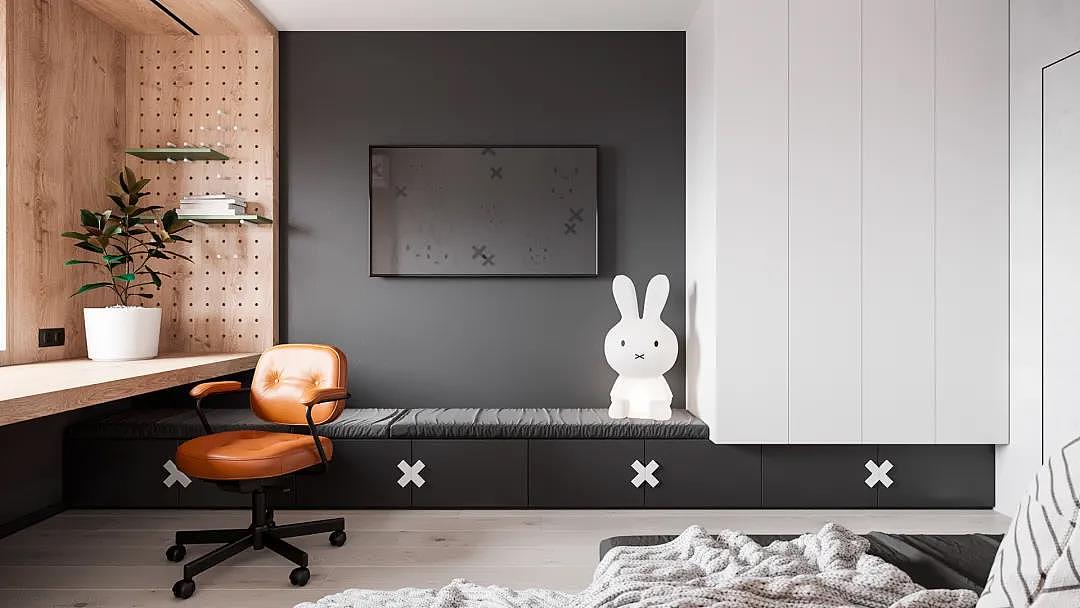 木质感与绿植的点缀,打造端庄清新的美!