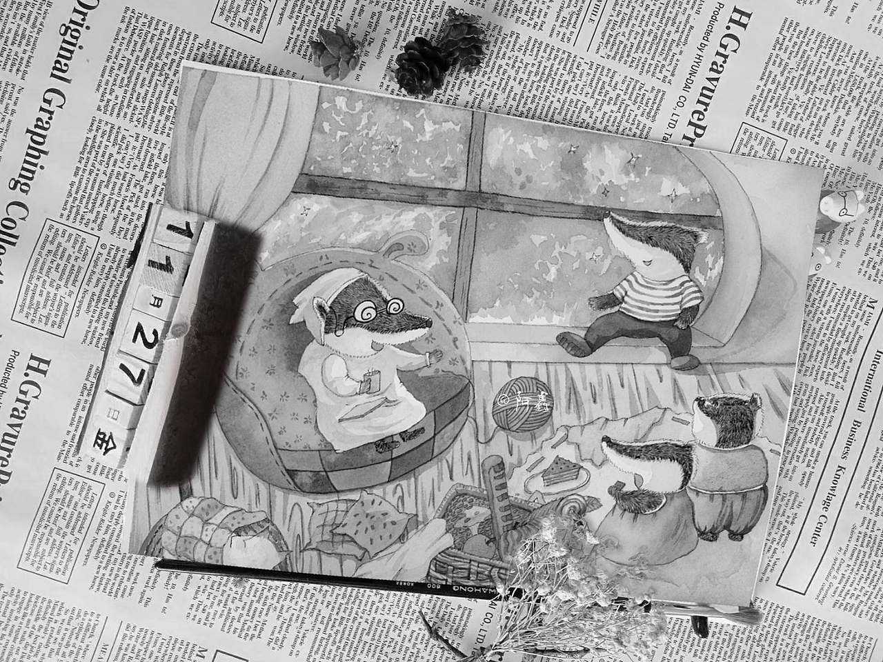 无题摆拍（图ZMTI5NTk4NTky） - 儿童插画 - 站酷设计师阿鑫插画原创素材 - 站酷ZCOOL